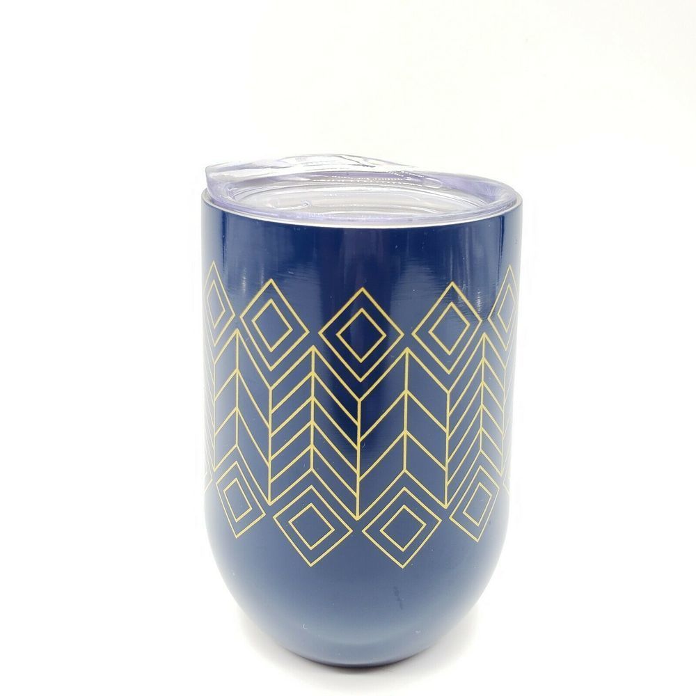 NEW!! Stainless Steel Wine Blue Wine Tumbler 11 Oz